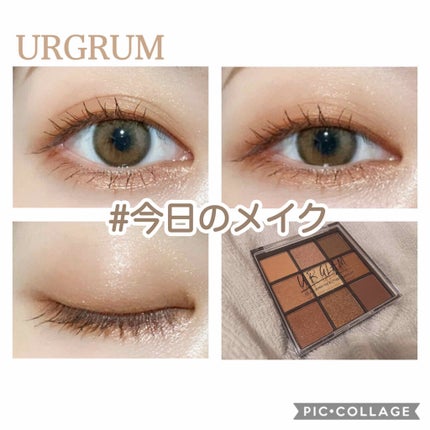 UR GLAM BLOOMING EYE COLOR PALETTE/U R GLAM/アイシャドウパレットを使ったクチコミ(1枚目)