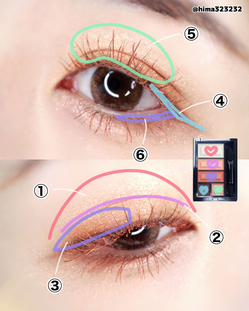ショコラスウィート アイズ/リンメル ロンドン/アイシャドウパレットを使ったクチコミ(4枚目)