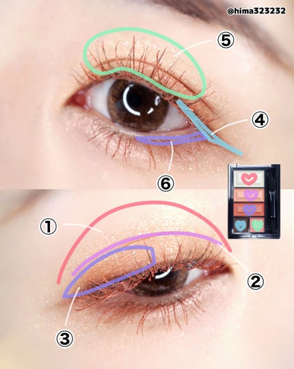 ショコラスウィート アイズ/リンメル ロンドン/アイシャドウパレットを使ったクチコミ(4枚目)