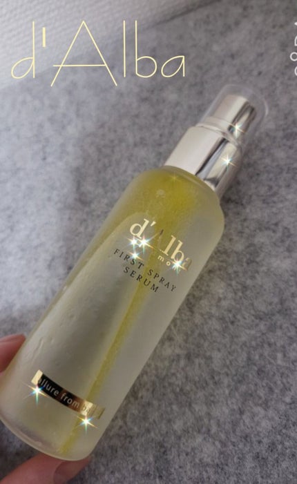 ダルバ ホワイトトリュフファーストスプレーセラム/ダルバ/ミスト状化粧水を使ったクチコミ(1枚目)