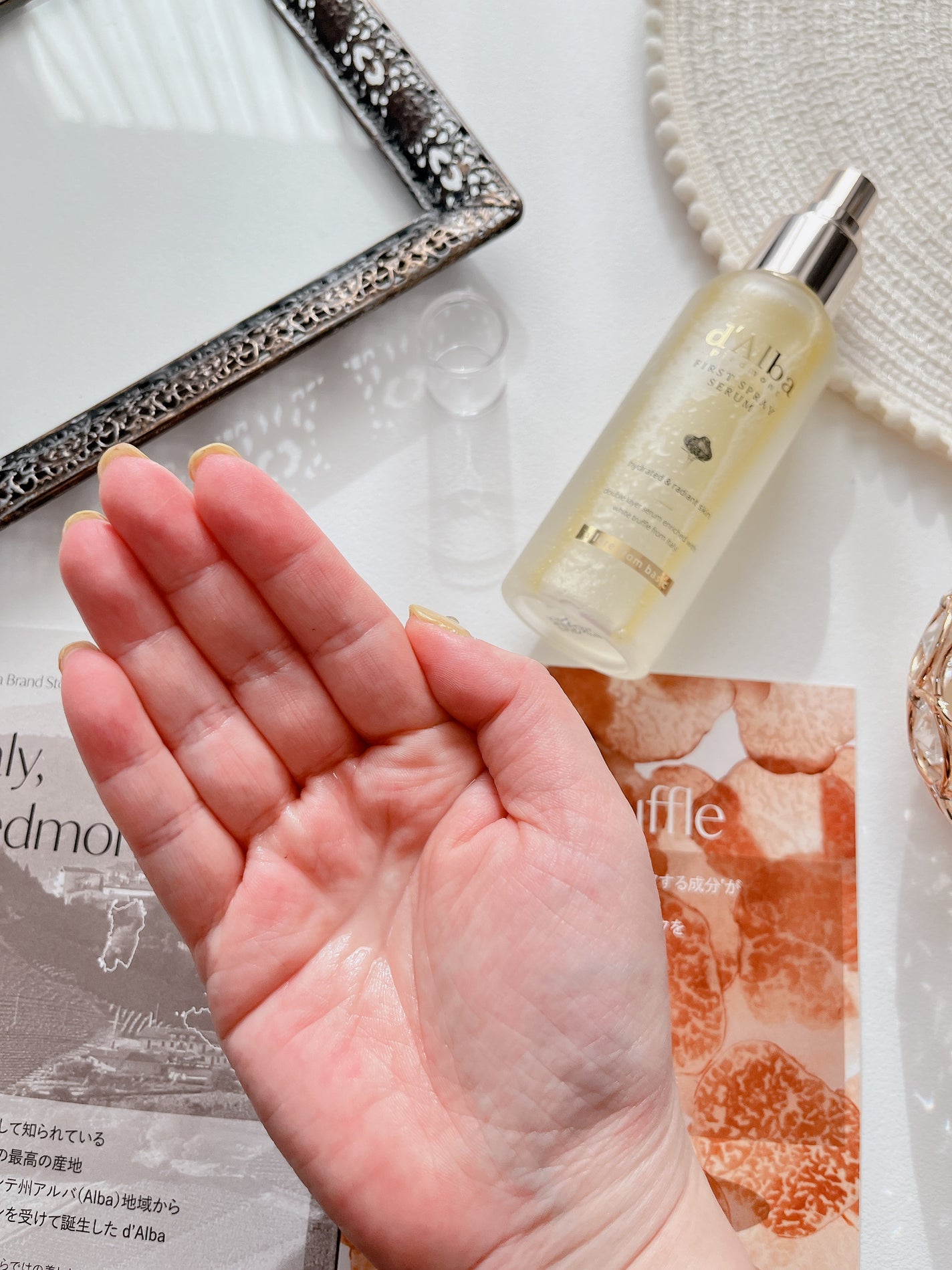 ダルバ ホワイトトリュフファーストスプレーセラム/ダルバ/ミスト状化粧水を使ったクチコミ(4枚目)