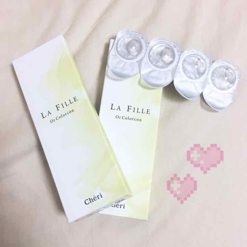 LA FILLE (ラ・フィーユ) O2 AMBER/LA FILLE/カラーコンタクトレンズを使ったクチコミ（1枚目）