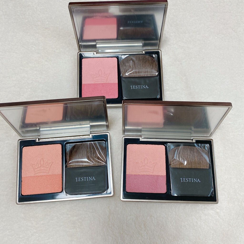 ジュエルブルームチークバーム/J.ESTINA/パウダーチークを使ったクチコミ（2枚目）