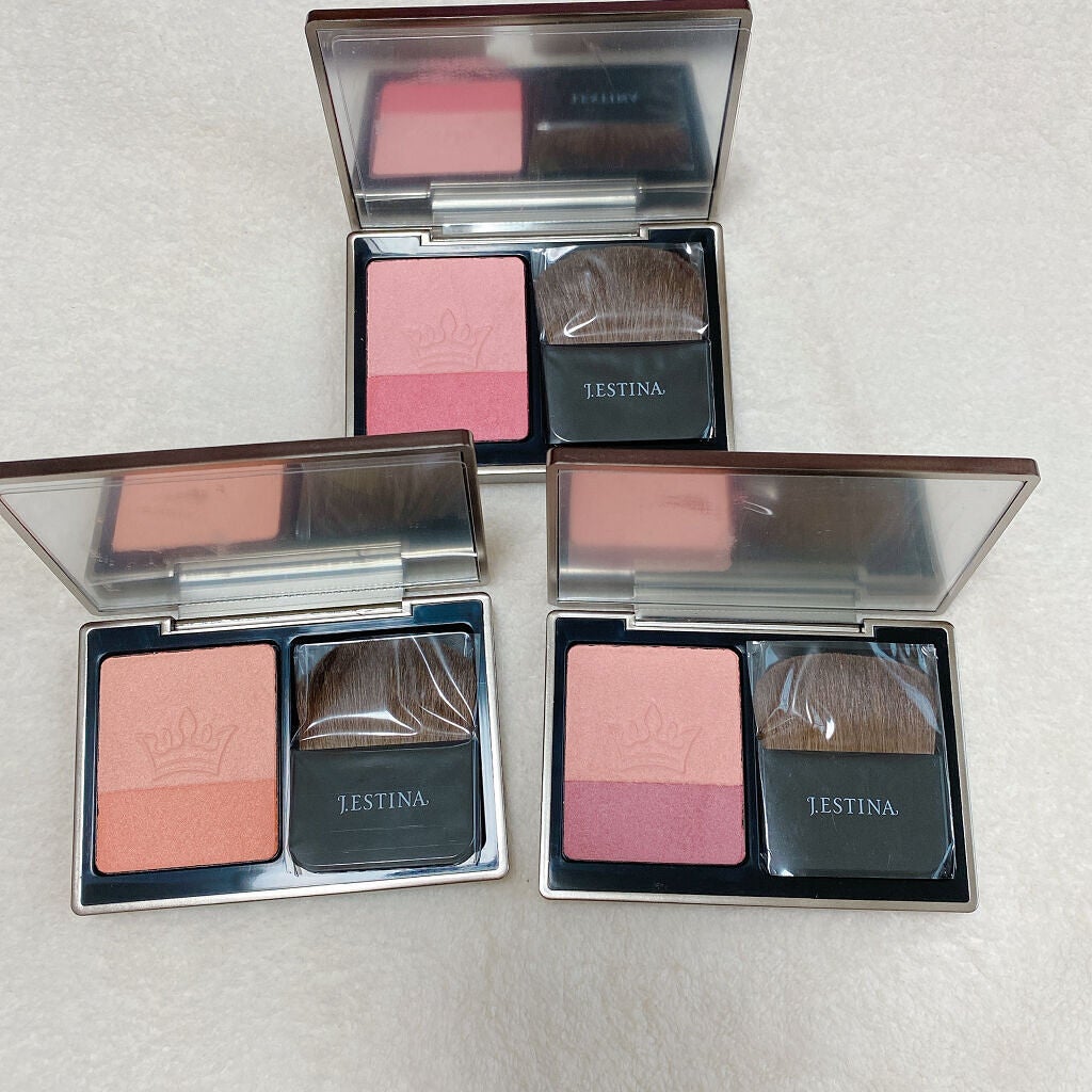 ジュエルブルームチークバーム/J.ESTINA/パウダーチークを使ったクチコミ(2枚目)