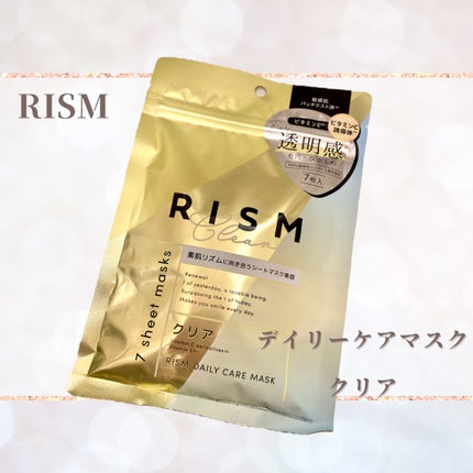 デイリーケアマスク クリア/RISM/シートマスク・パックを使ったクチコミ(1枚目)