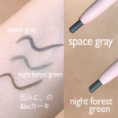 コントロールカラーライナー night forest green/WHOMEE/ペンシルアイライナーを使ったクチコミ（3枚目）