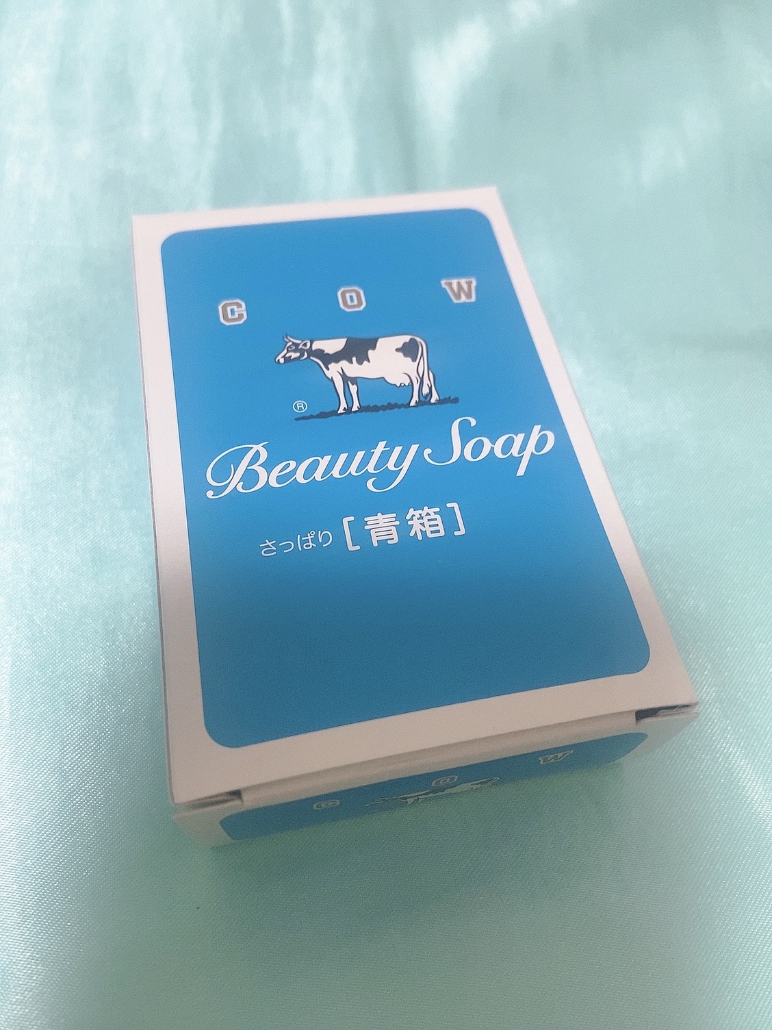 青箱 (さっぱり) レギュラーサイズ ギフト用(10コ)/カウブランド/ボディ石鹸を使ったクチコミ（1枚目）