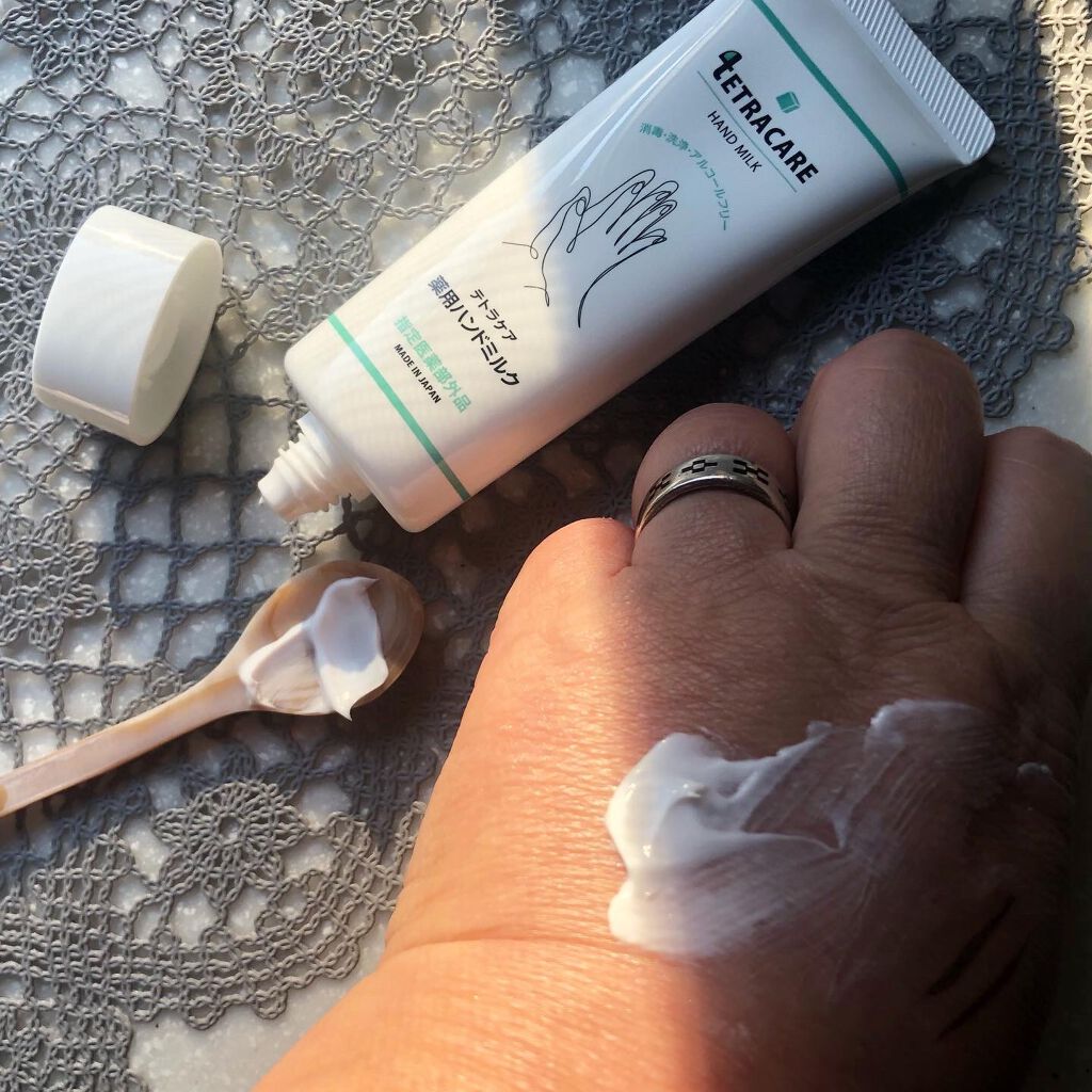 薬用ハンドミルク テトラケア/テトラケア/ハンドクリームを使ったクチコミ（3枚目）