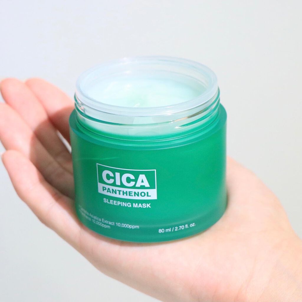 シカパンテノールスリーピングマスク/SNP/フェイスクリームを使ったクチコミ（3枚目）