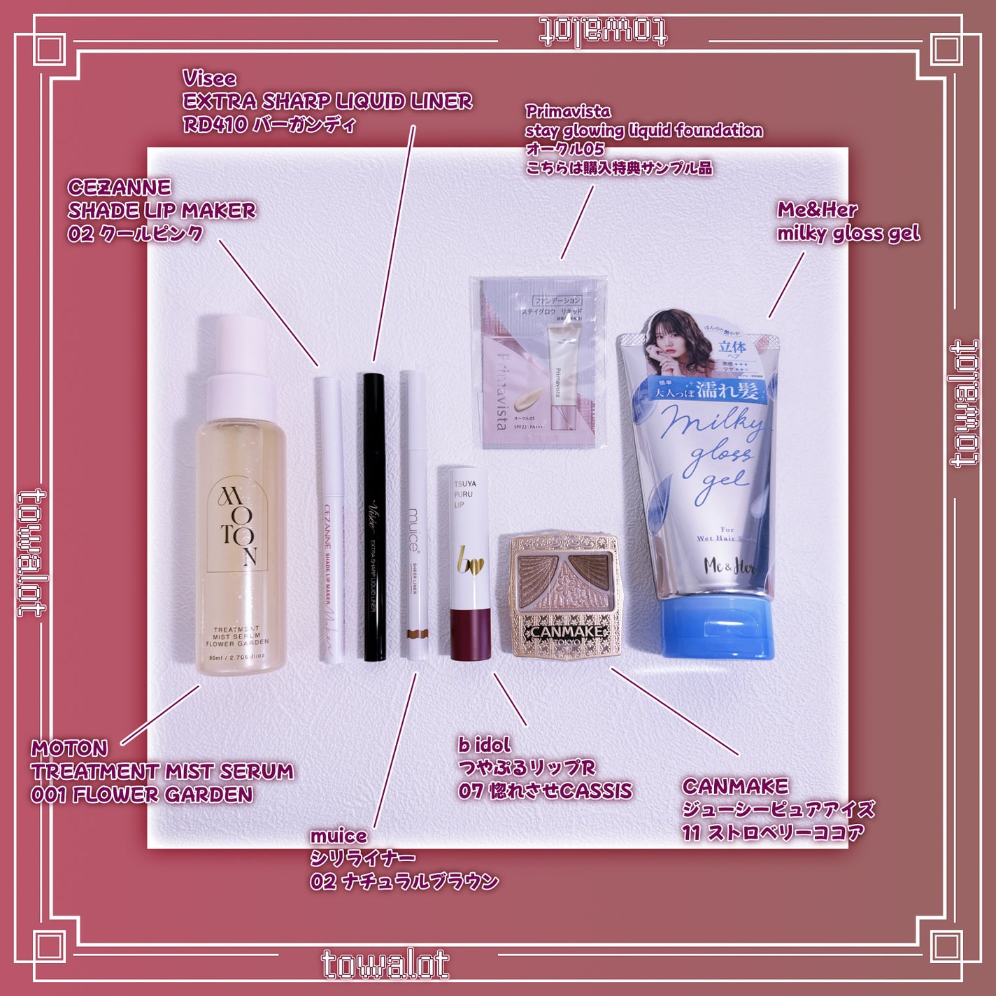 ジューシーピュアアイズ/キャンメイク/アイシャドウパレットを使ったクチコミ(2枚目)