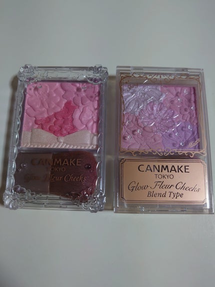 グロウフルールチークス(ブレンドタイプ)/キャンメイク/パウダーチークを使ったクチコミ(1枚目)