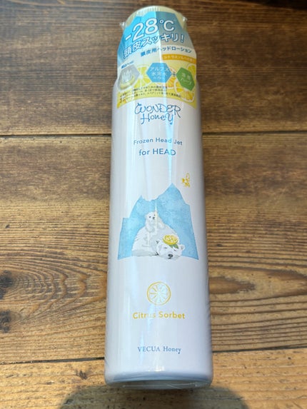 VECUA Honey ワンダーハニー フローズンヘッドジェット シトラスソルベのクチコミ「 #リラックスタイムの相棒 
#ワンダーハニー
#ドライシャンプー 
ワンダーハニー フローズ.....」(1枚目)