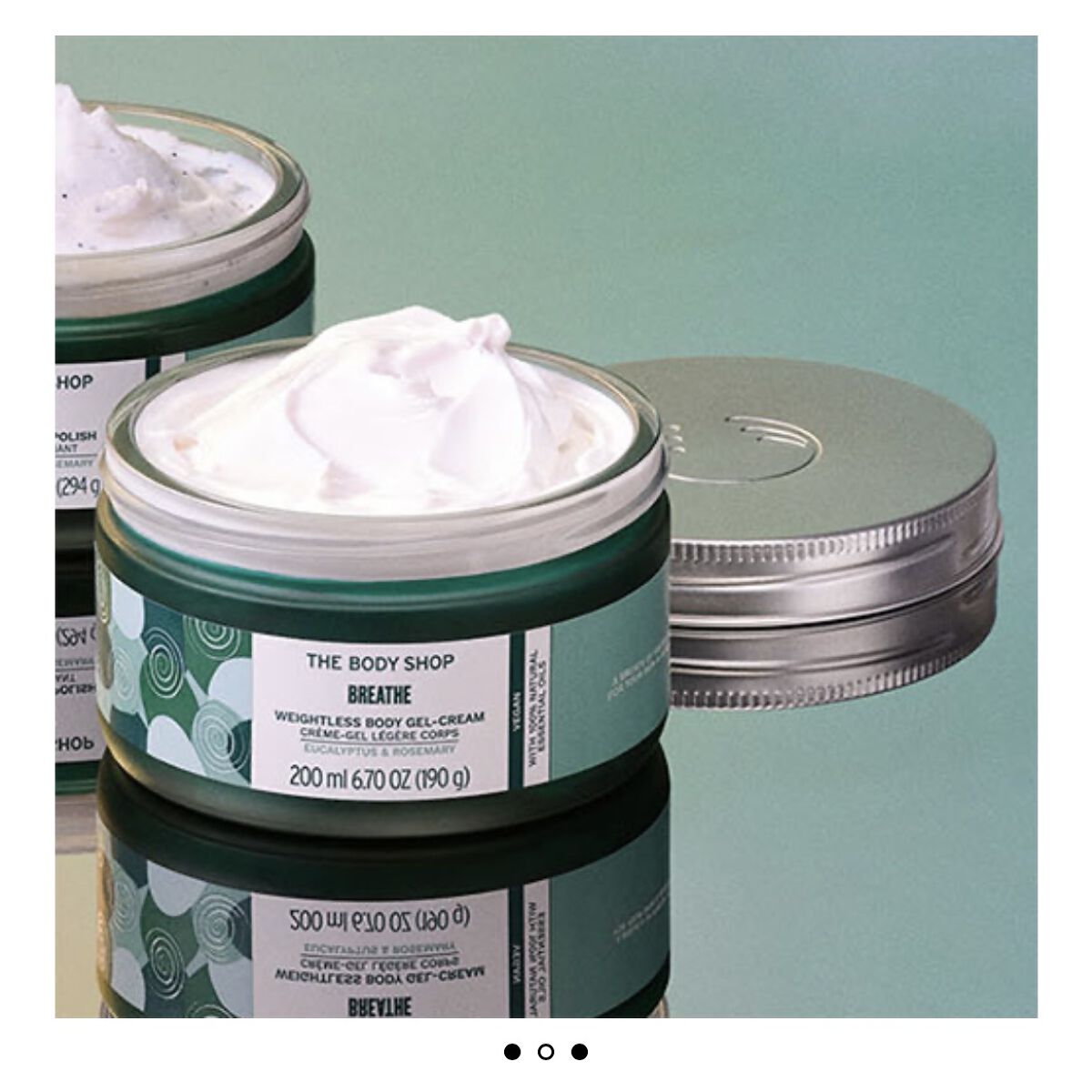 ウェルネス ボディジェルクリーム ユーカリ& ローズマリー/THE BODY SHOP/ボディクリームを使ったクチコミ（3枚目）