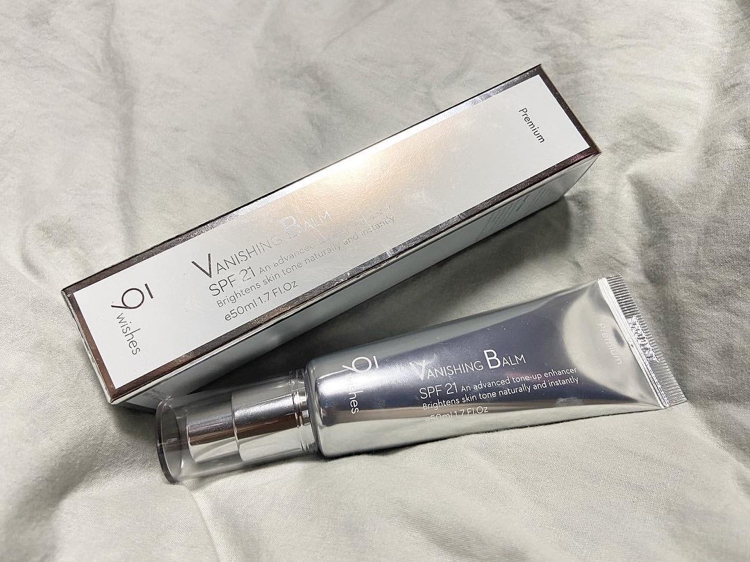 バニシングバーム プレミアム トーンアップ SPF21/9Wishes/化粧下地を使ったクチコミ(1枚目)