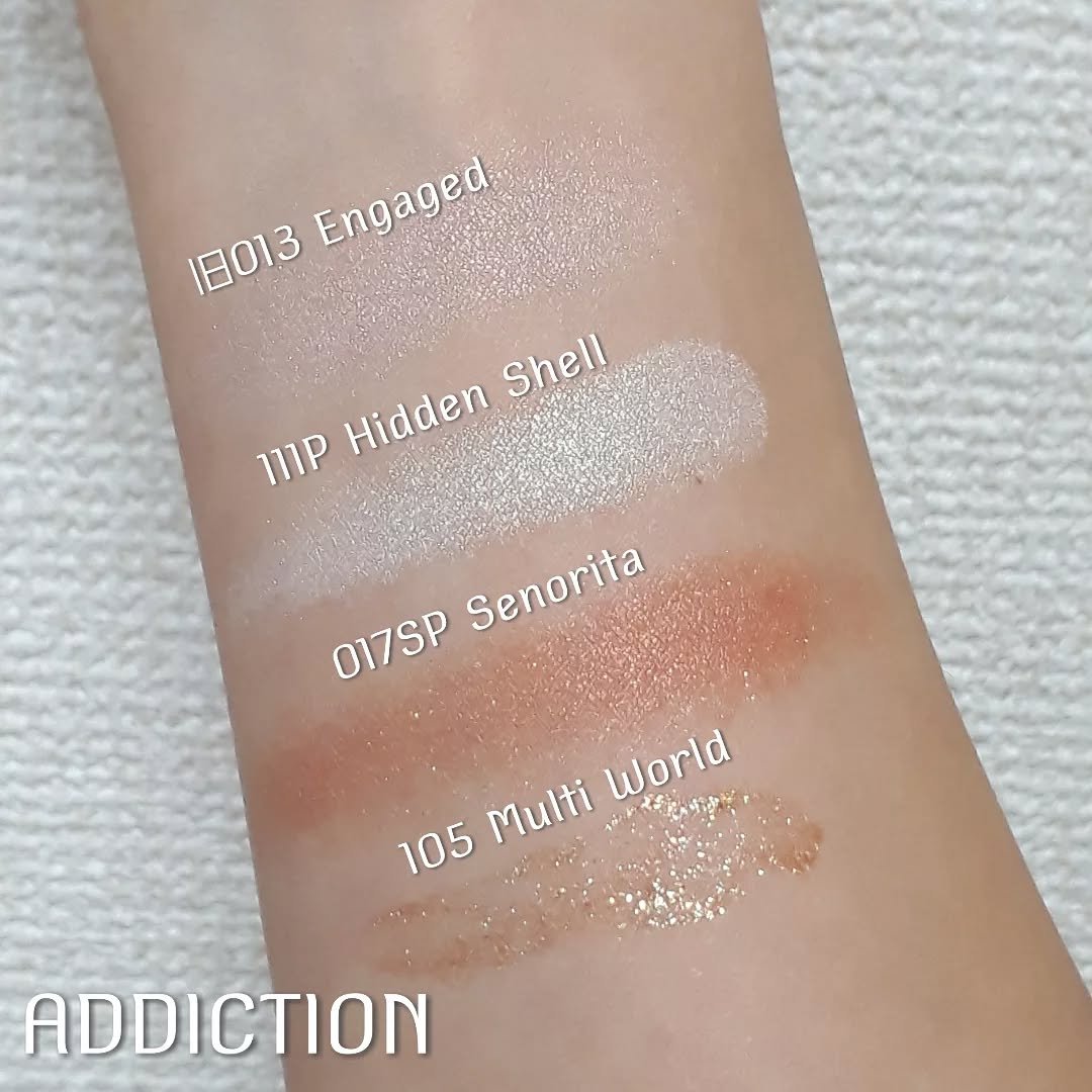 ザ リキッド アイシャドウ　ウルトラスパークル/ADDICTION/リキッドアイシャドウを使ったクチコミ（2枚目）