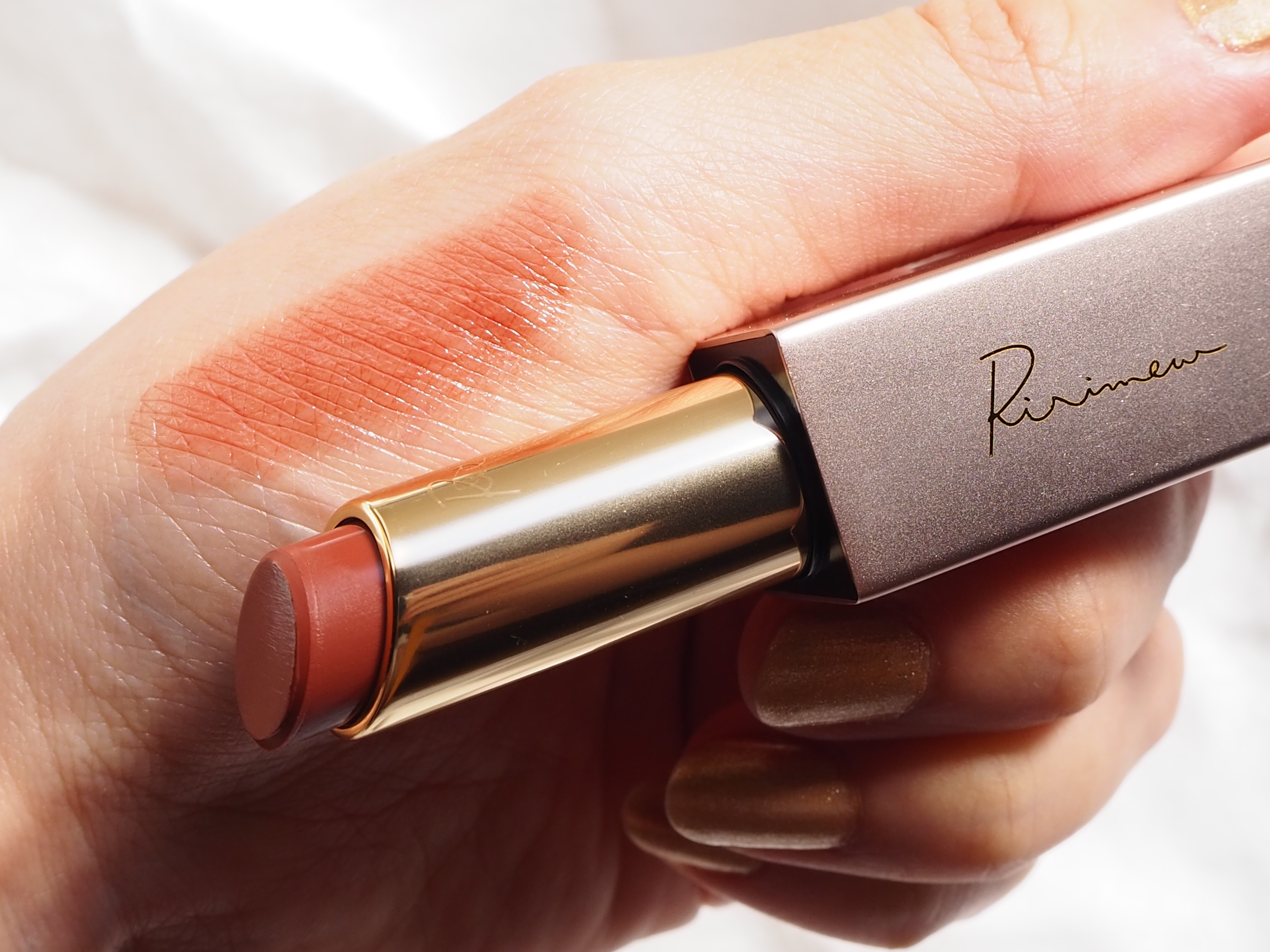 リリミュウ バタールージュ/Ririmew/口紅を使ったクチコミ（2枚目）