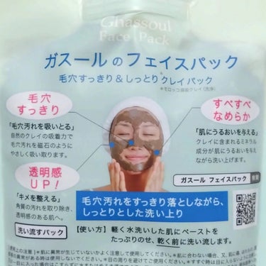 ガスール フェイスパック/ナイアード/洗い流すパック・マスクを使ったクチコミ（2枚目）