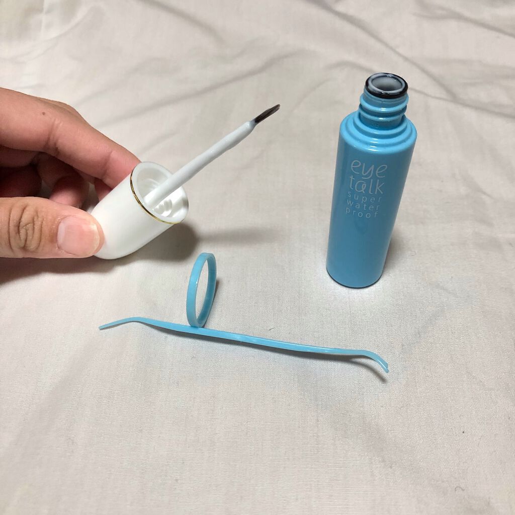 アイトーク スーパーウォータープルーフ/アイトーク/二重まぶた用アイテムを使ったクチコミ（2枚目）