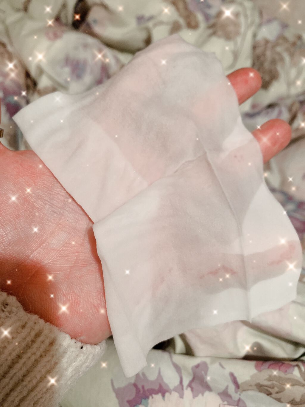 ふくだけコットン うるおいリッチ うるっとモイスト/ビオレ/クレンジングシートを使ったクチコミ(2枚目)