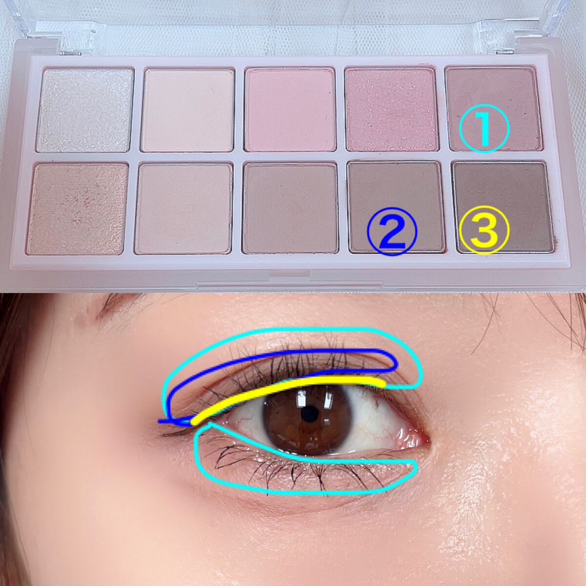 ベターザンパレット/rom&nd/アイシャドウパレットを使ったクチコミ(4枚目)