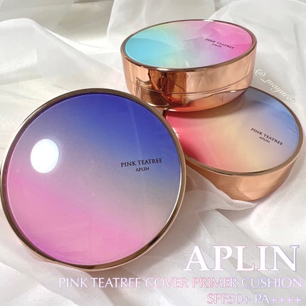 ピンクティーツリーカバープライマークッション/APLIN/クッションファンデーションを使ったクチコミ(1枚目)