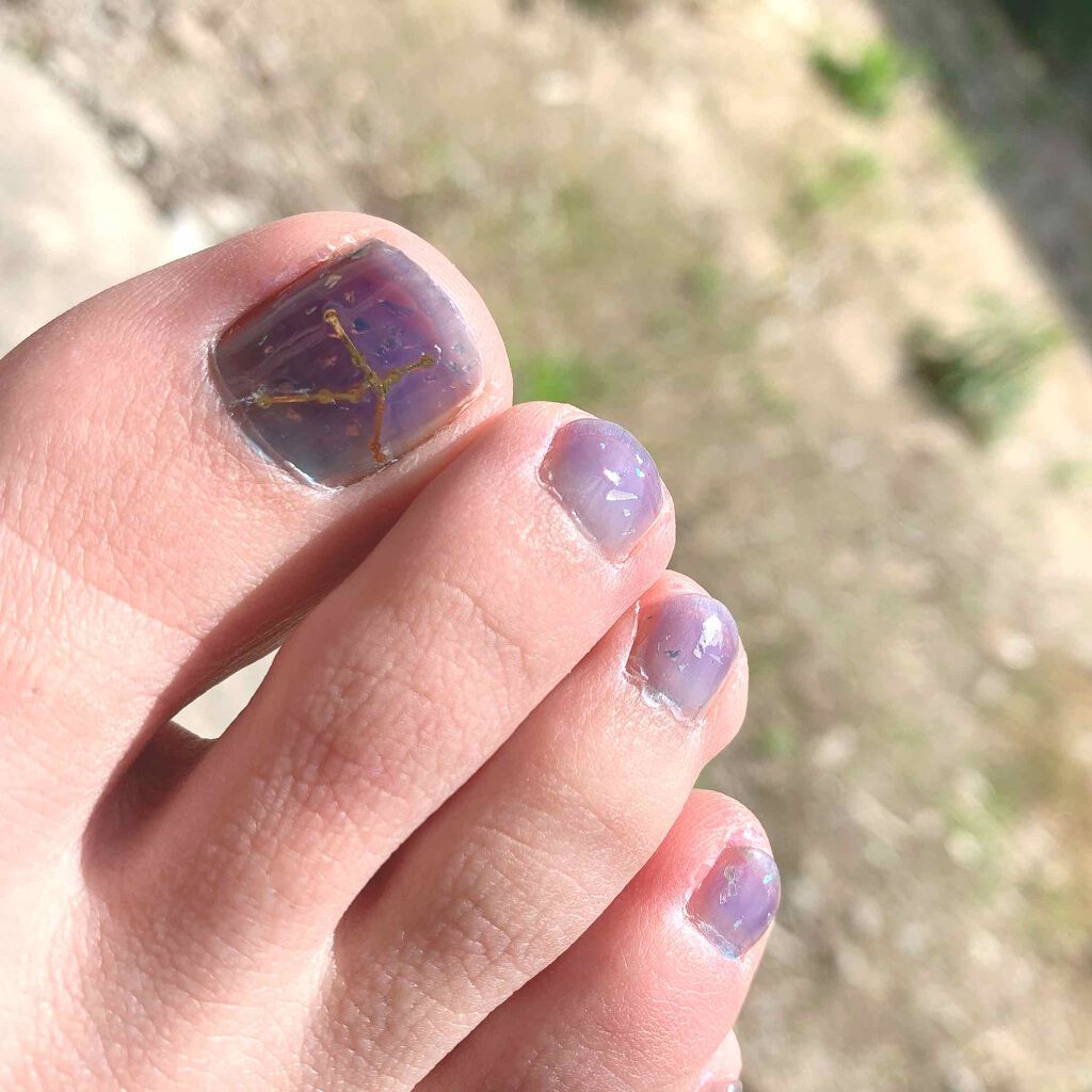 ワイヤー風ネイルアート/キャンドゥ/ネイルシールを使ったクチコミ（2枚目）