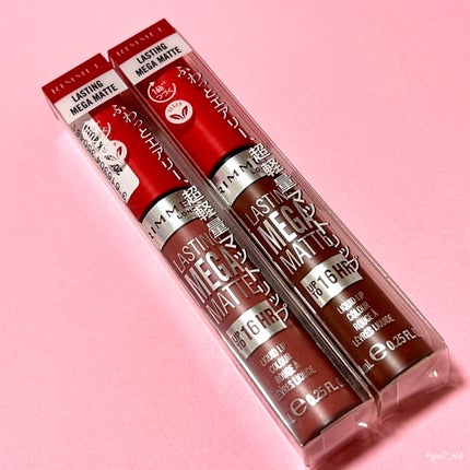 ラスティング メガ マット リキッド リップカラー/リンメル ロンドン/リップグロスを使ったクチコミ(8枚目)