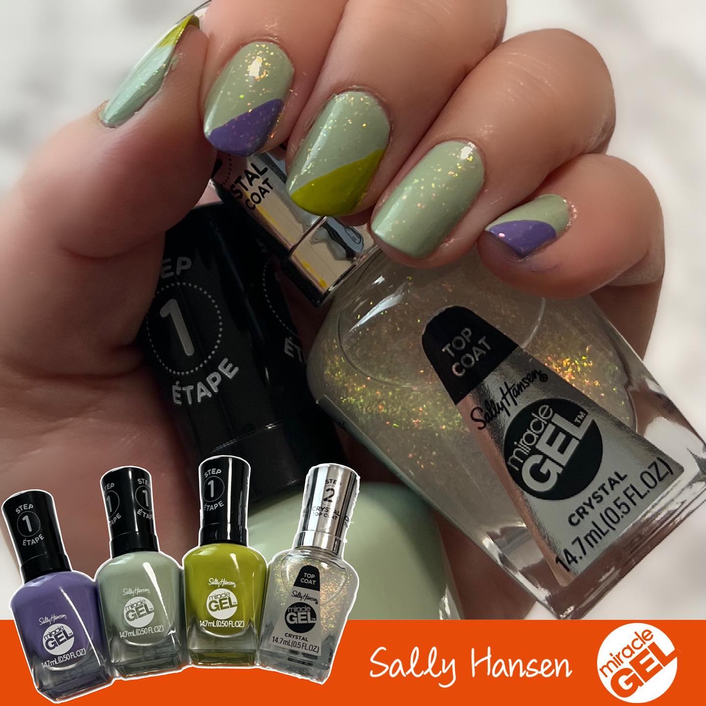 ジェルフィニッシュトップコート 105 クリスタル/サリーハンセン/ジェルネイルを使ったクチコミ（1枚目）