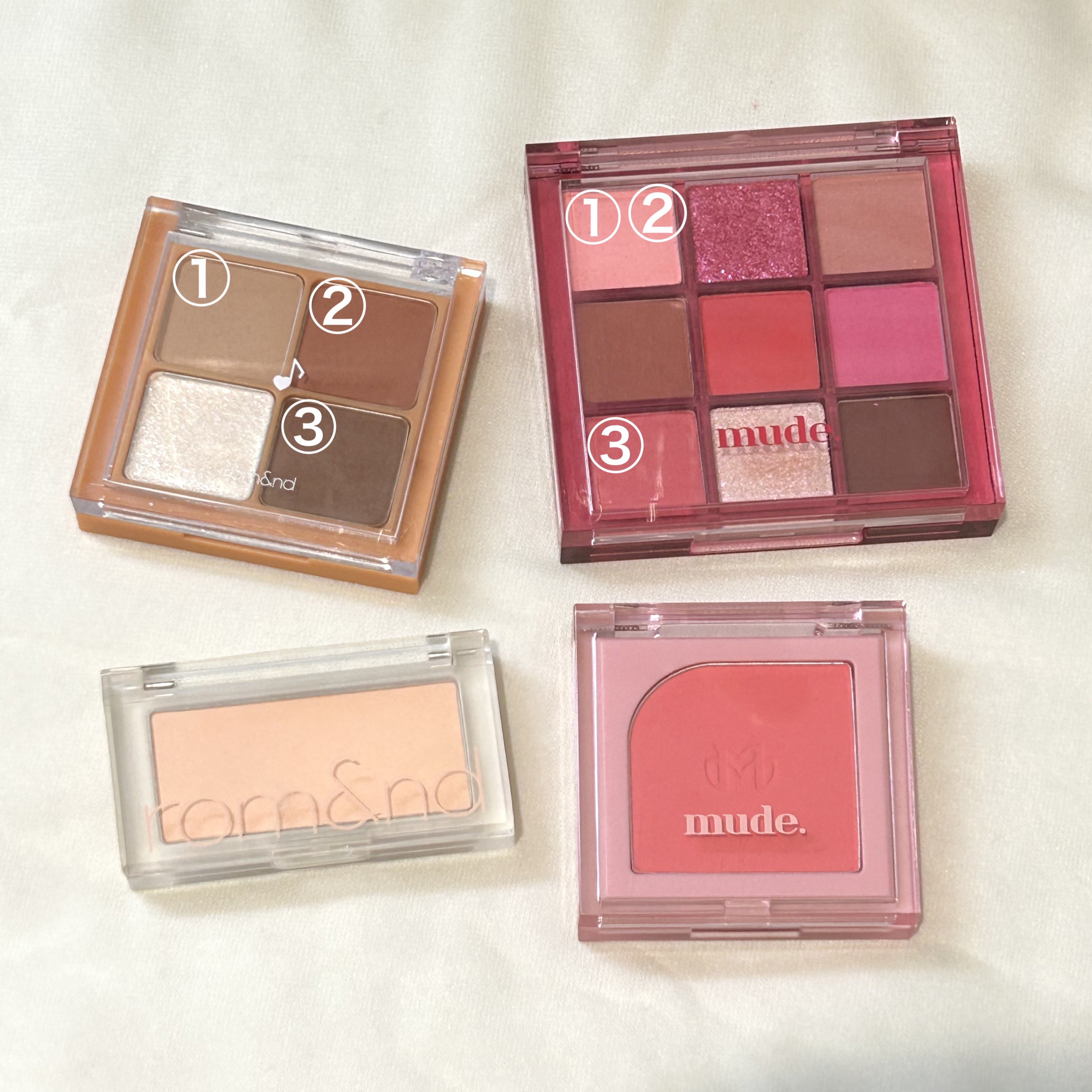フィルライブリーアイシャドウパレット/mude./アイシャドウパレットを使ったクチコミ（1枚目）