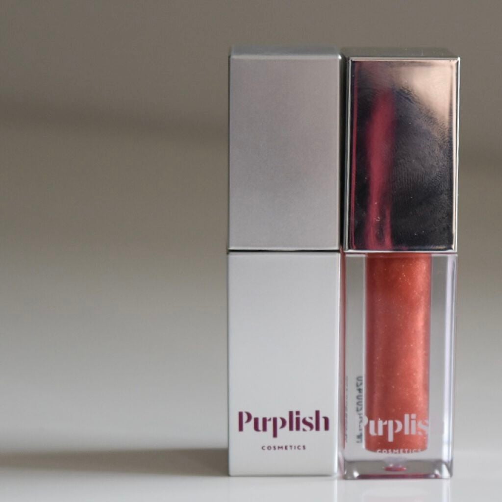 LUSTER GLOW LIP/purplish/リップグロスを使ったクチコミ(9枚目)