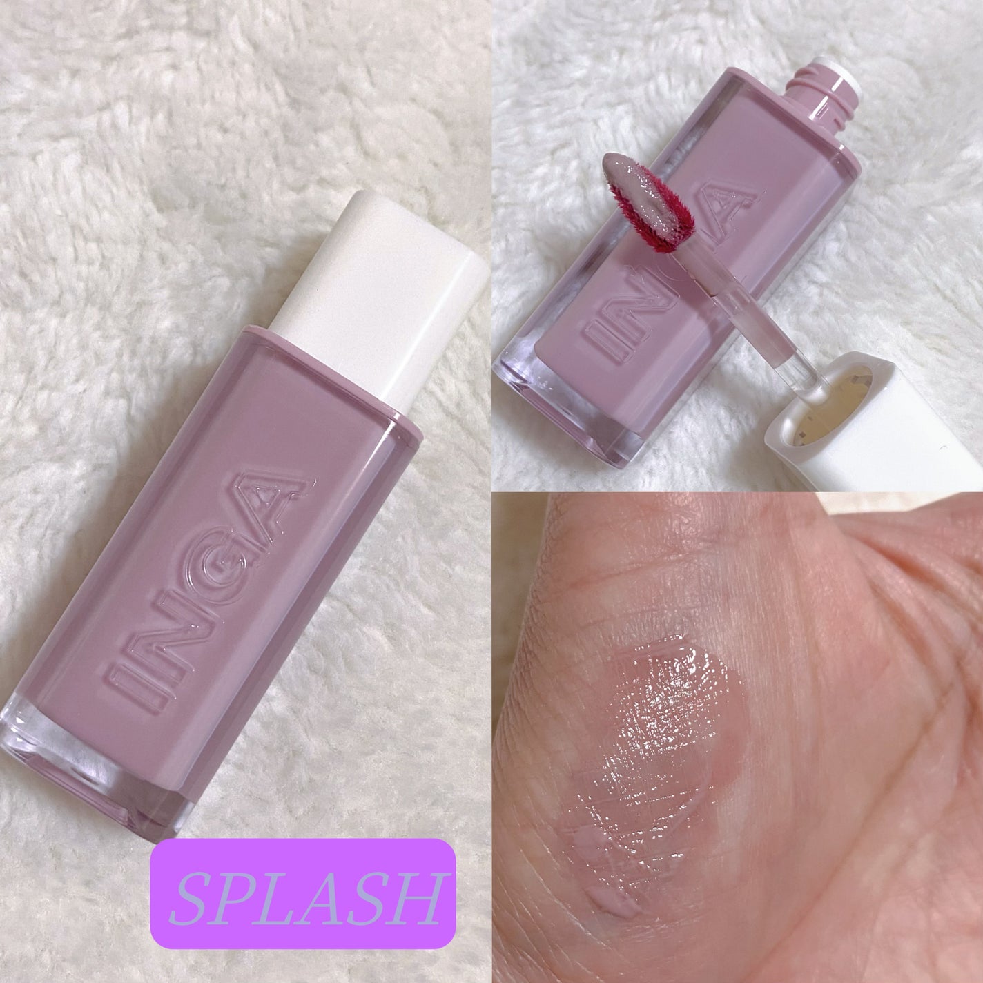 ウォーターグローリップティント/INGA/リップティントを使ったクチコミ(2枚目)