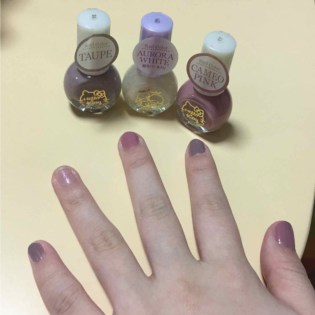 サンリオネイル/DAISO/マニキュアを使ったクチコミ(1枚目)