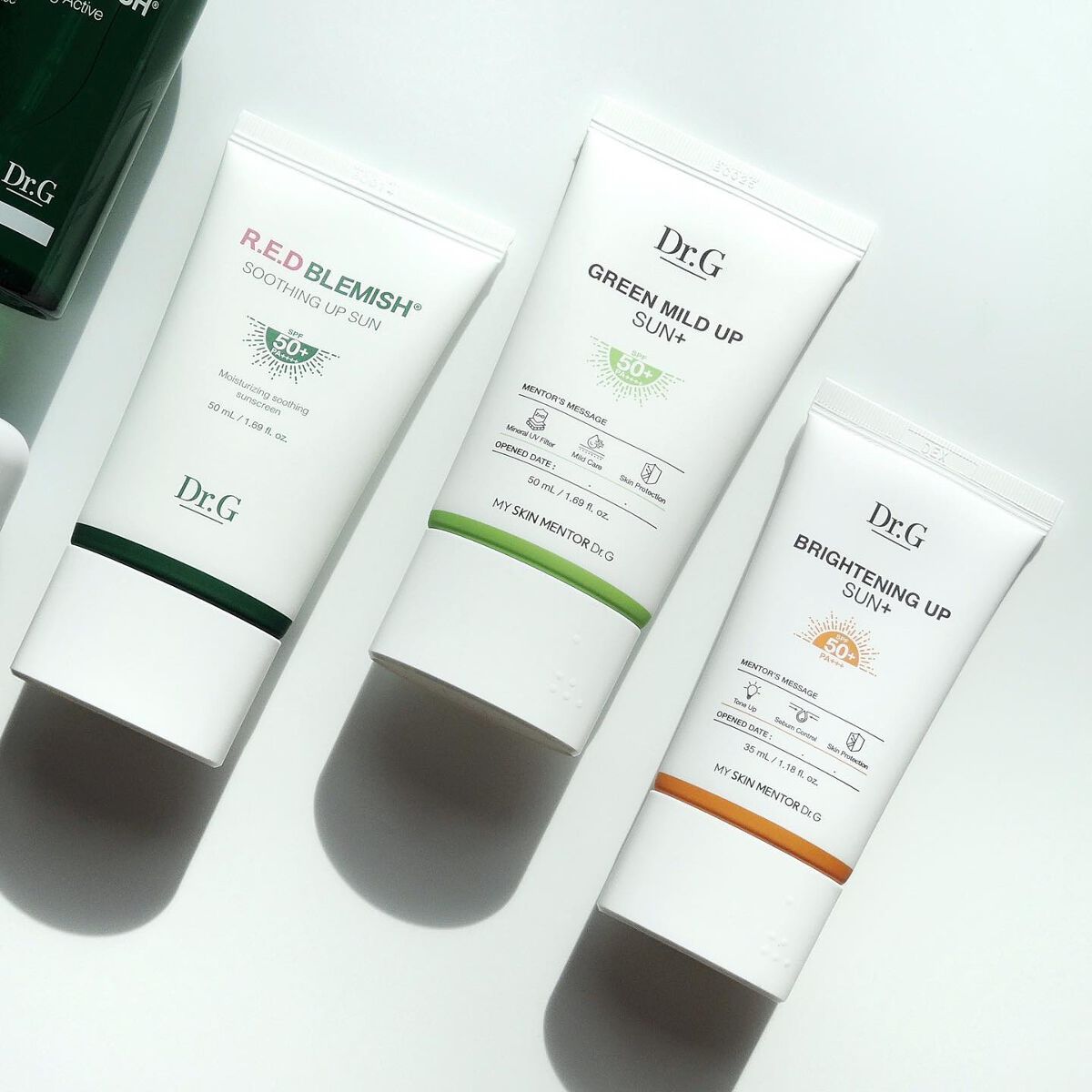 グリーンマイルドアップサンプラス/Dr.G/日焼け止めクリームを使ったクチコミ(4枚目)