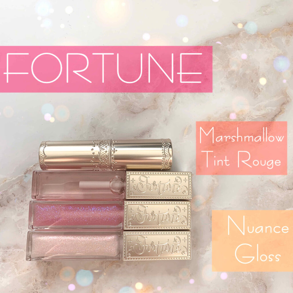 こんにちは😊
今回はLIPSを通してFORTUNE様よりいただいた
リップティントとグロスをご紹介します❤️

♡････････････････商品紹介･･････････････♡
◎ マシュマロティントルージュ　
　０１　ベルベット