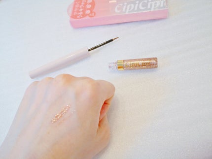 グリッターイルミネーションライナー/CipiCipi/リキッドアイライナーを使ったクチコミ(4枚目)