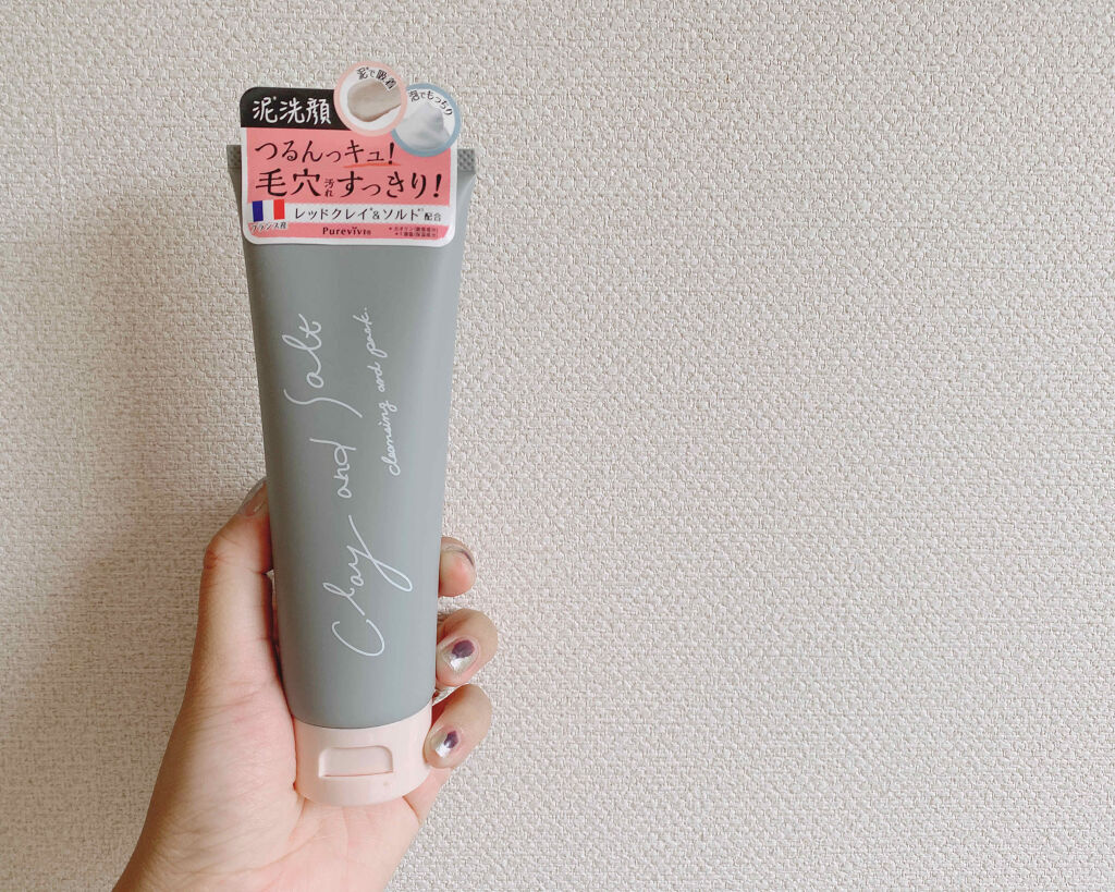 ピュアヴィヴィクレイ&ソルトクレンジングフォーム/株式会社イヴ/洗顔フォームを使ったクチコミ（1枚目）
