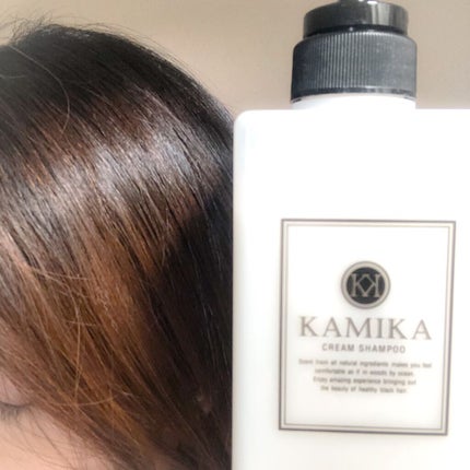 黒髪クリームシャンプー/KAMIKA/シャンプー・コンディショナーを使ったクチコミ(3枚目)