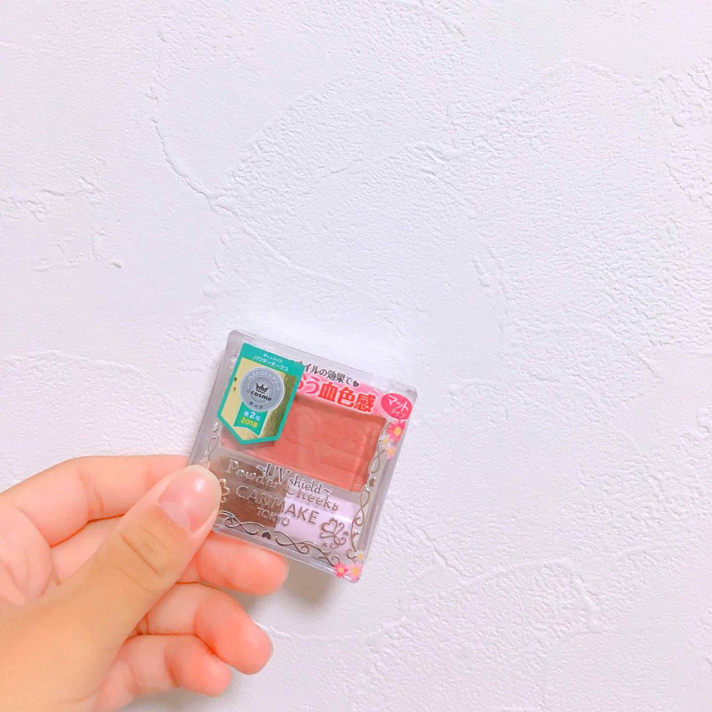 【旧品】パウダーチークス/キャンメイク/パウダーチークを使ったクチコミ(1枚目)