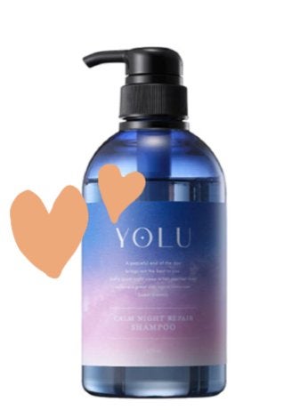 カームナイトリペアシャンプー/トリートメント/YOLU/市販シャンプーを使ったクチコミ(1枚目)