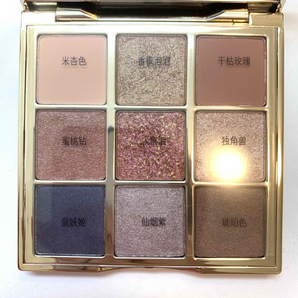 長相思シリーズ 9色アイシャドウパレット/CATKIN/アイシャドウパレットを使ったクチコミ(2枚目)