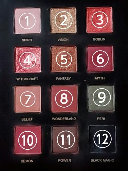 星空12色アイシャドウパレット/VCND/アイシャドウパレットを使ったクチコミ(4枚目)