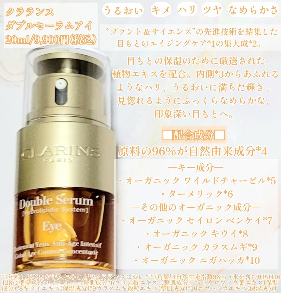 ダブル セーラム アイ/CLARINS/アイケア・アイクリームを使ったクチコミ(2枚目)