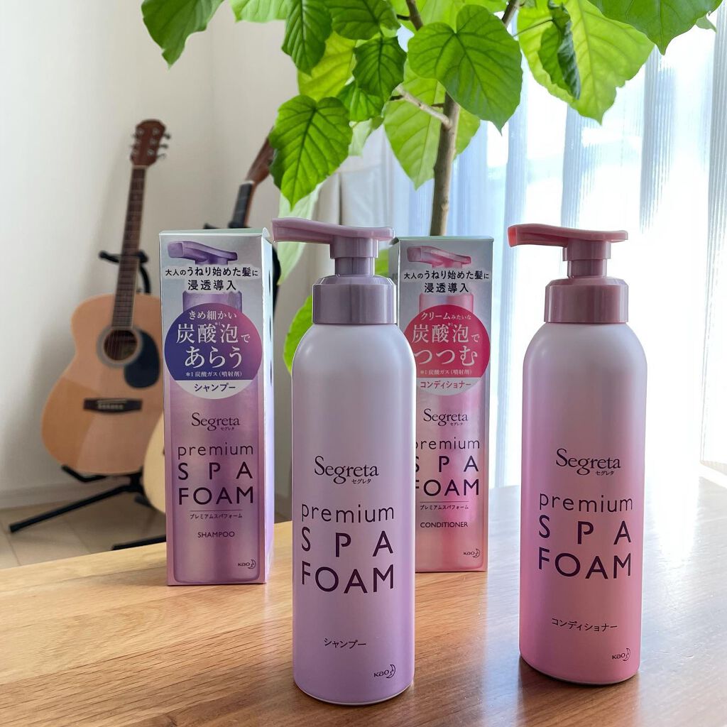 プレミアムスパフォーム シャンプー／コンディショナー シャンプー本体/セグレタ/市販シャンプーを使ったクチコミ（1枚目）