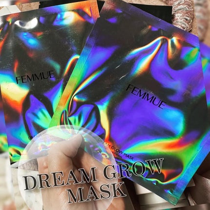 ドリームグロウマスク RR(透明感・キメ)/FEMMUE/シートマスク・パックを使ったクチコミ(6枚目)