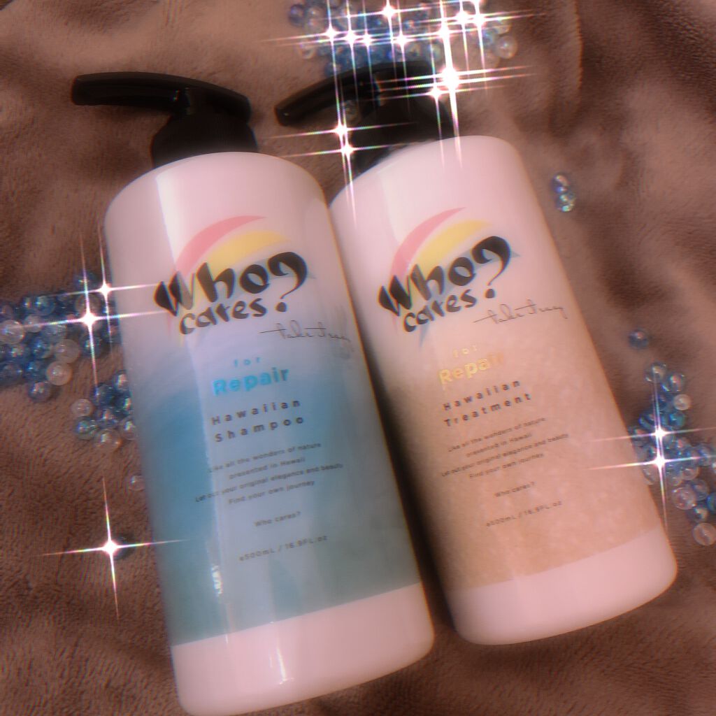 ハワイアンシャンプー＆トリートメント ＜リペア＞/who cares?/市販シャンプーを使ったクチコミ（1枚目）