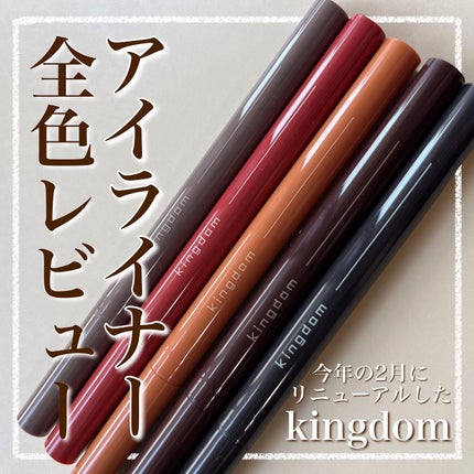 キングダム リキッドアイライナーR1/キングダム/リキッドアイライナーを使ったクチコミ(1枚目)