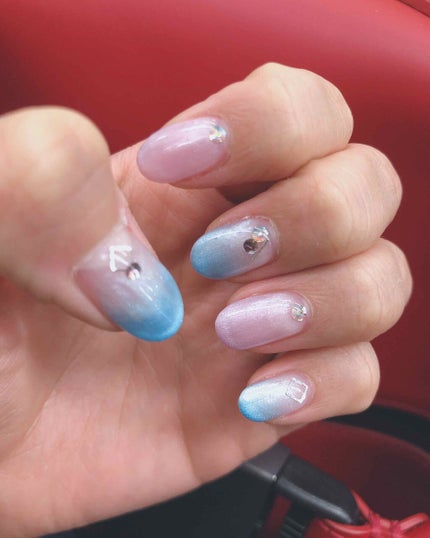 pipi on LIPS 「pipi'sNail忘備録.こちらはちょっと梅雨を意識した紫陽..」(1枚目)