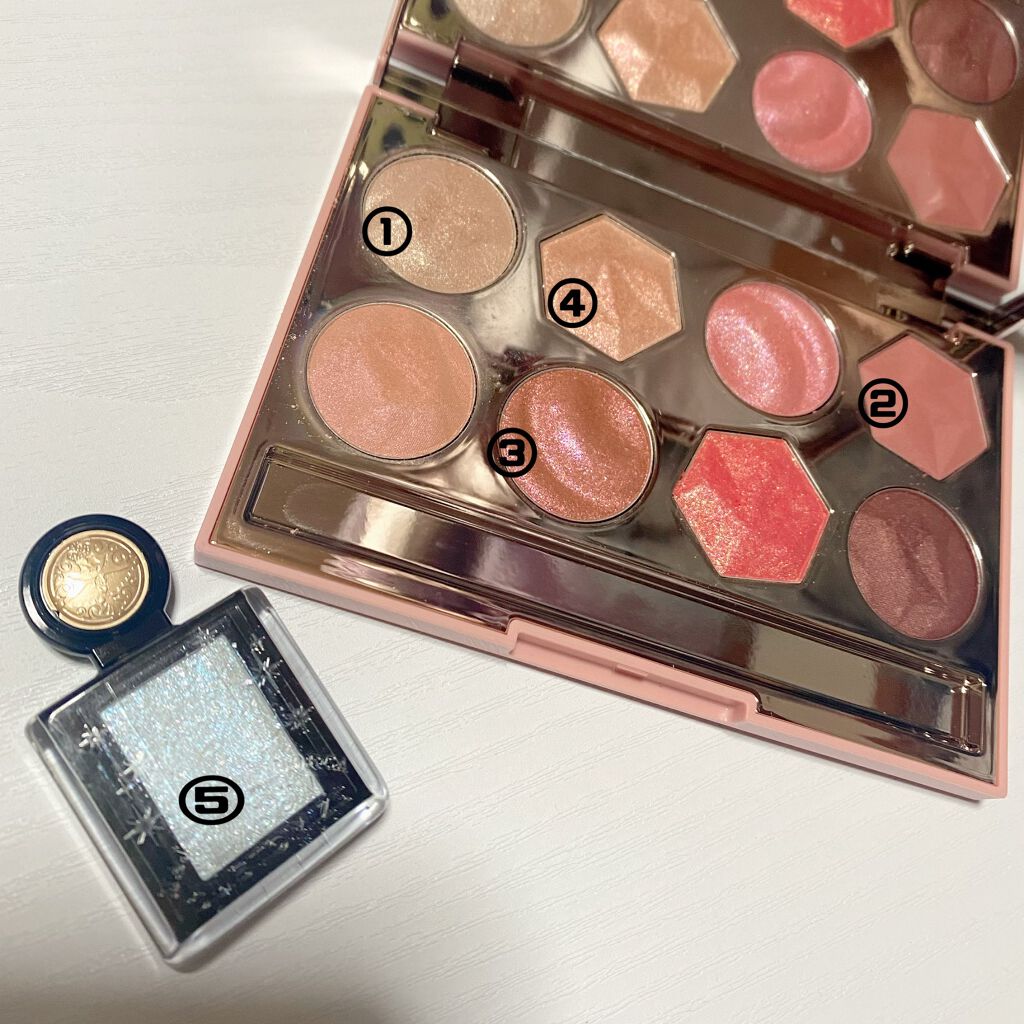 プリズム エアー アイ パレット/CLIO/アイシャドウパレットを使ったクチコミ(2枚目)