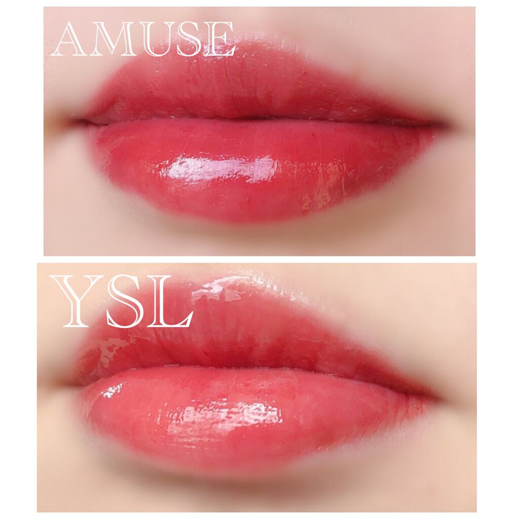 ルージュ ピュールクチュール ヴェルニ ウォーターステイン/YVES SAINT LAURENT BEAUTE/口紅を使ったクチコミ(4枚目)