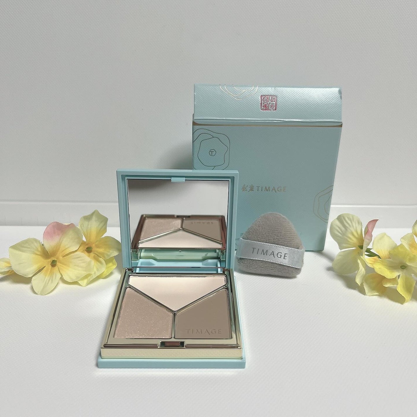 ハイライトシェーディングパレット/TIMAGE/パウダーハイライトを使ったクチコミ(2枚目)